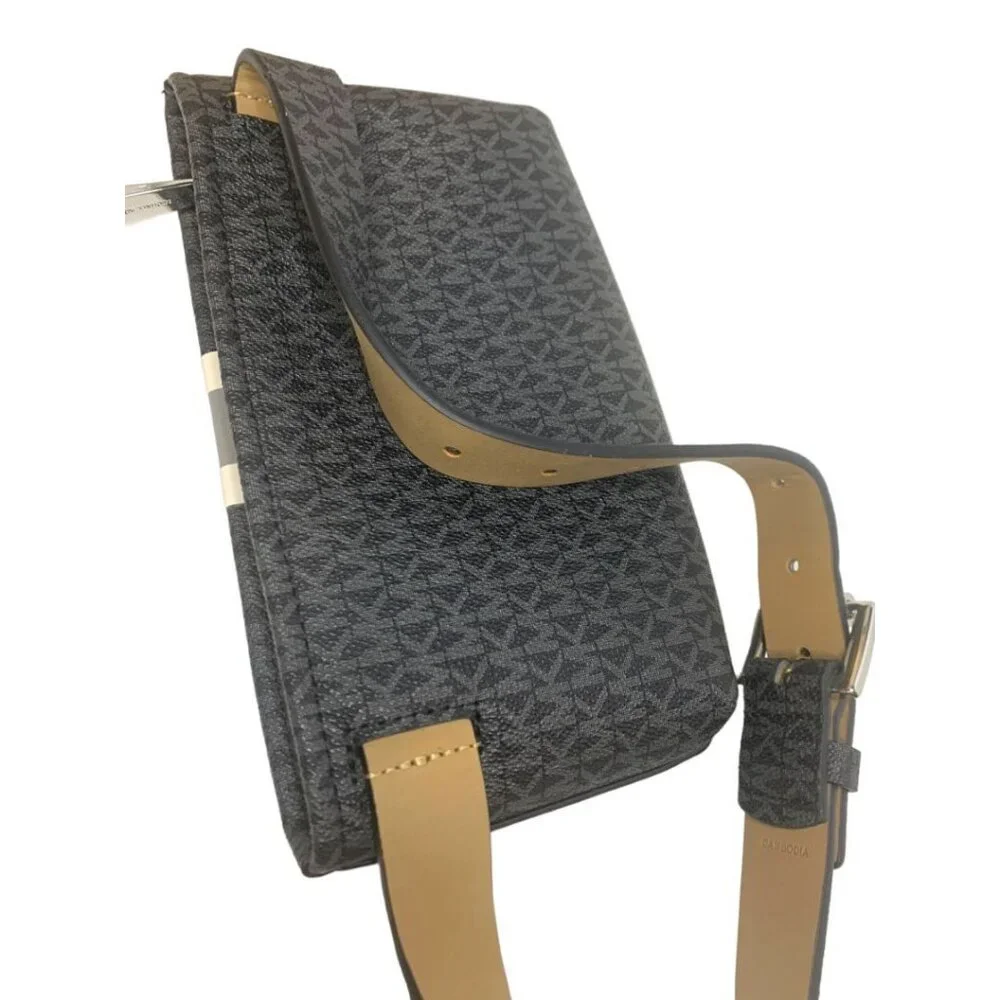 Small Medium Michael Kors Belt Bag Coated Canvas New 32-36
